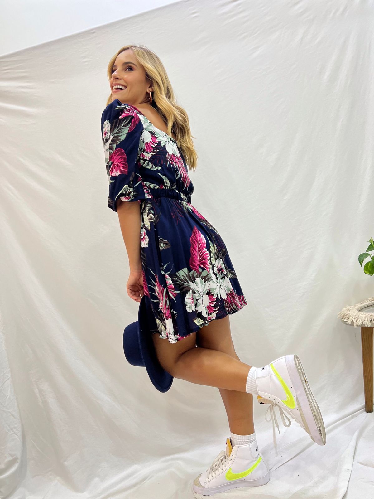 Vestido Jungla Corto Estampado