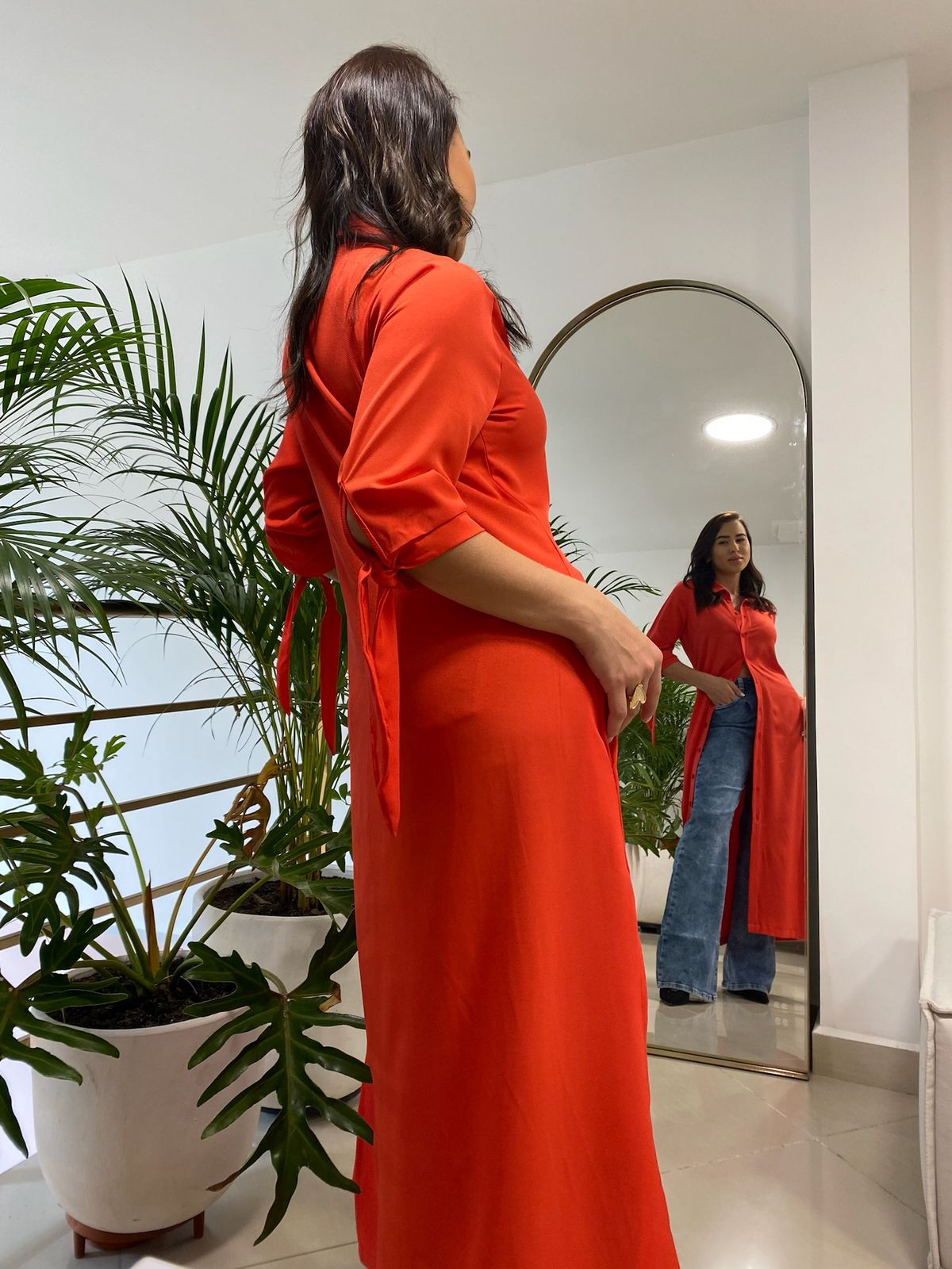 Vestido con Botones Camelia