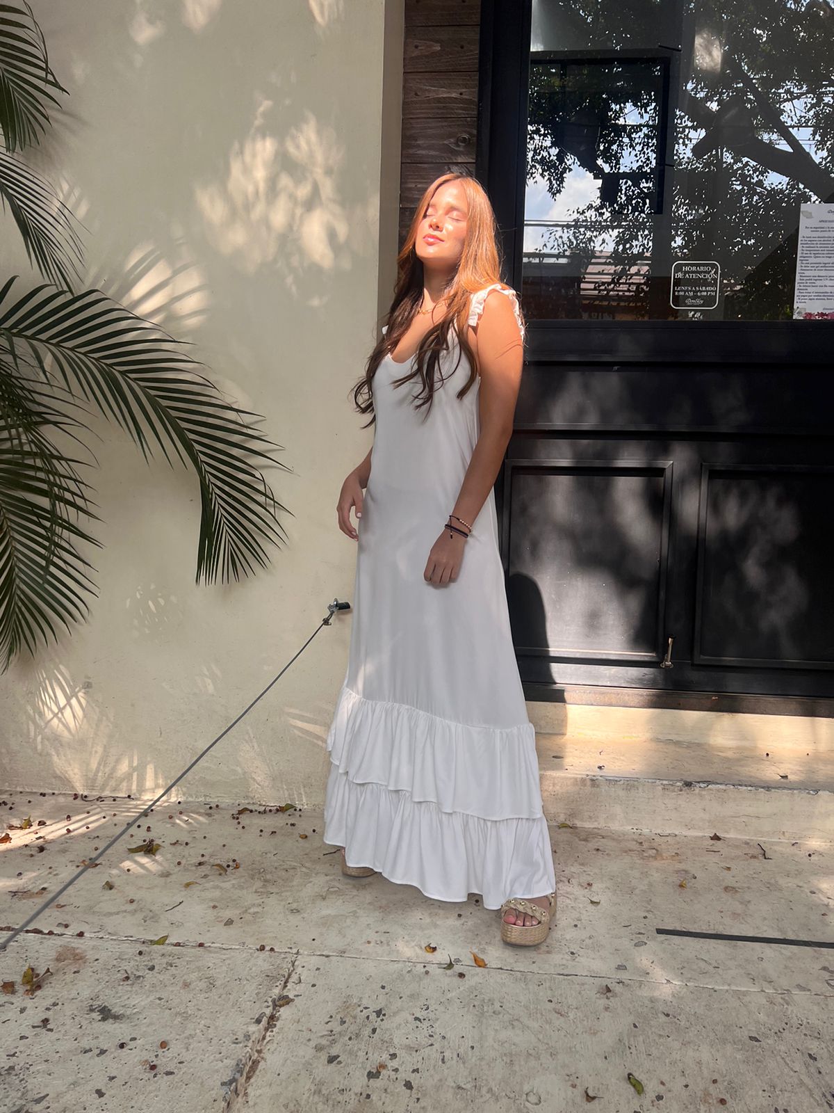 Vestido Lace Con Boleros