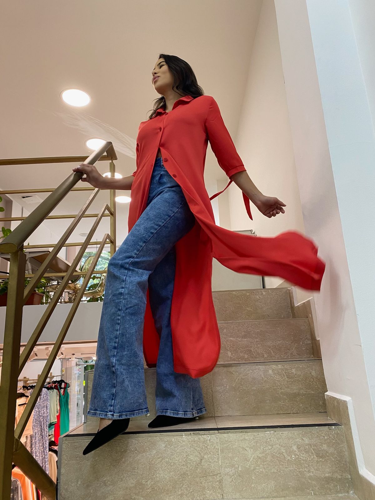 Vestido con Botones Camelia