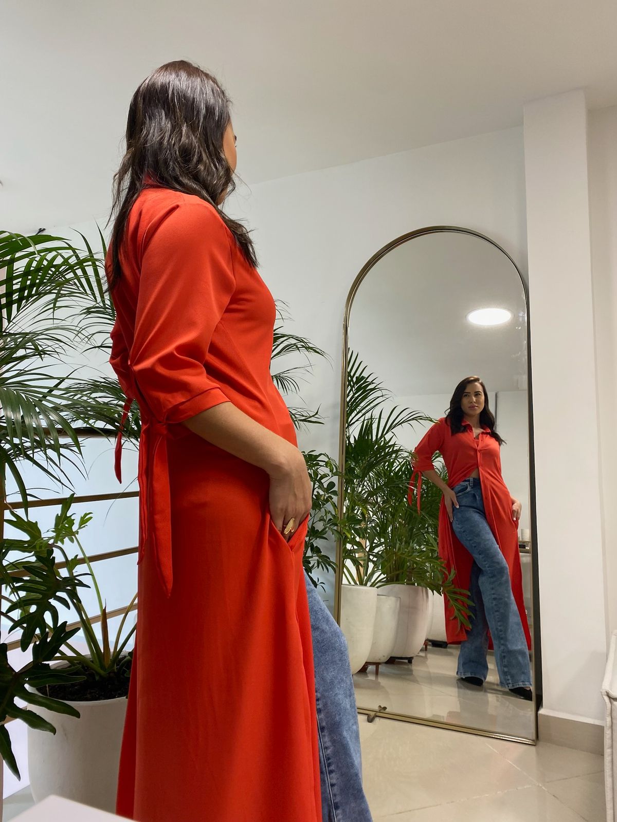 Vestido con Botones Camelia