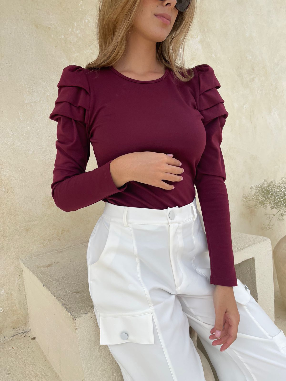 Blusa cuello redondo Antares