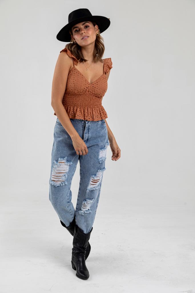 Blusa Ojalillo Pluma