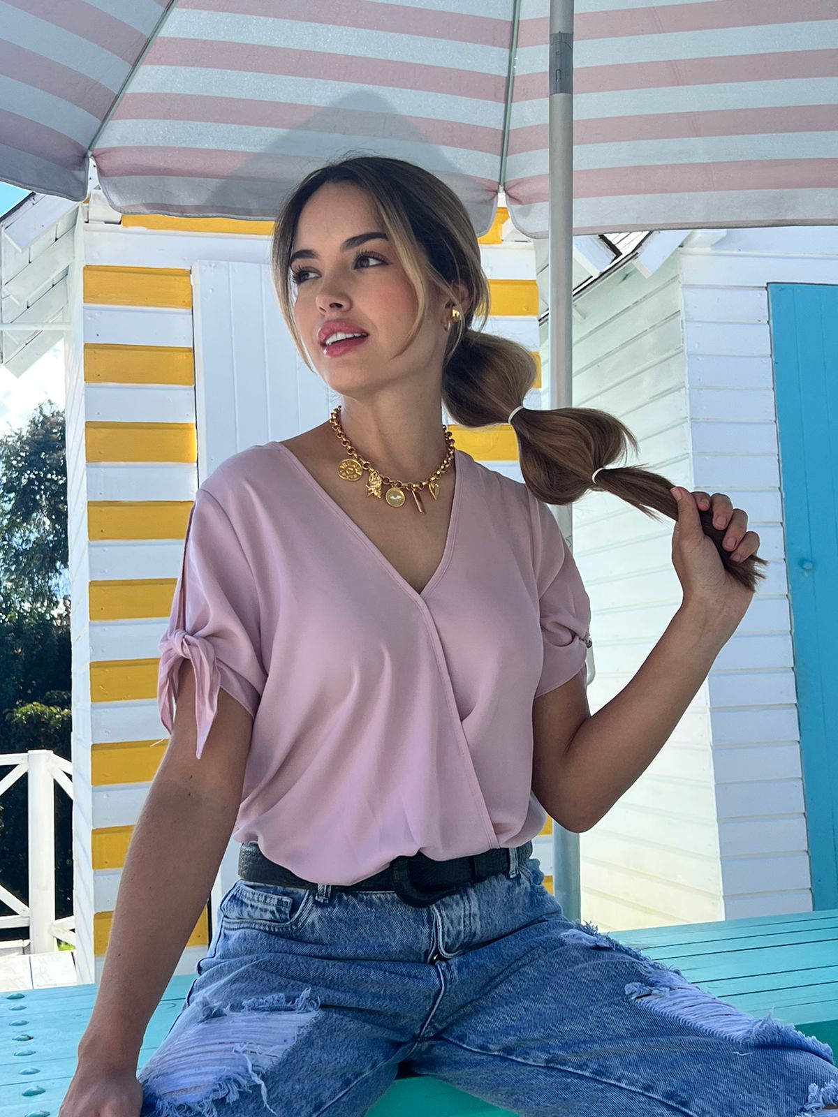 Blusa Seda Raffi