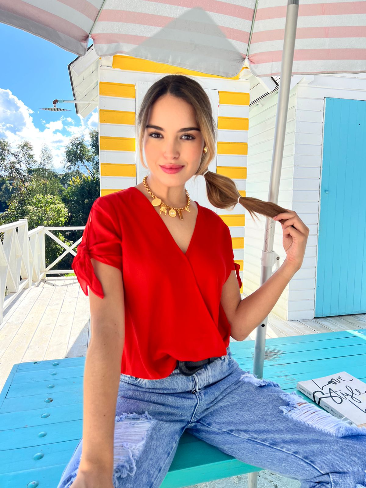 Blusa Seda Raffi