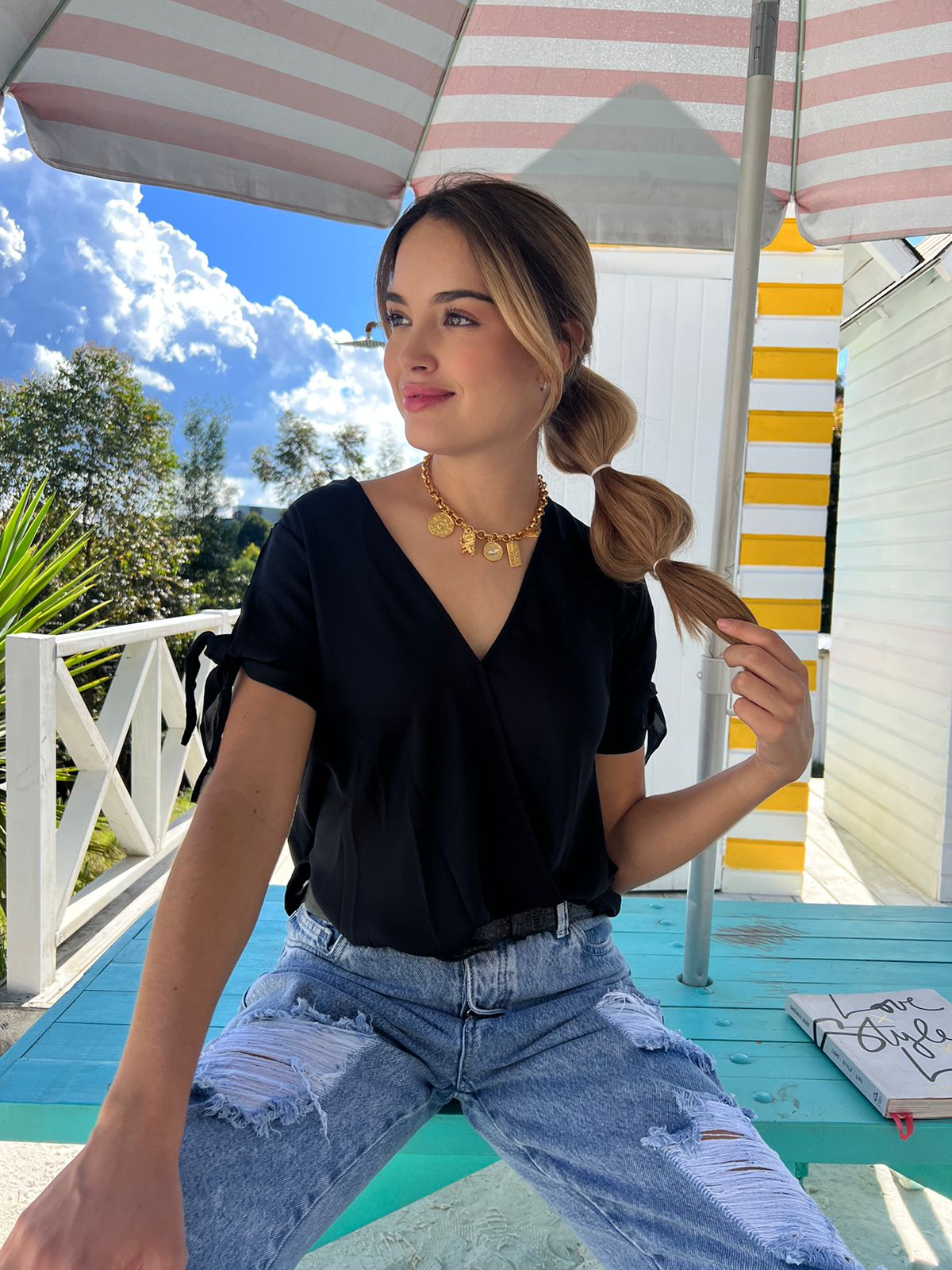 Blusa Seda Raffi