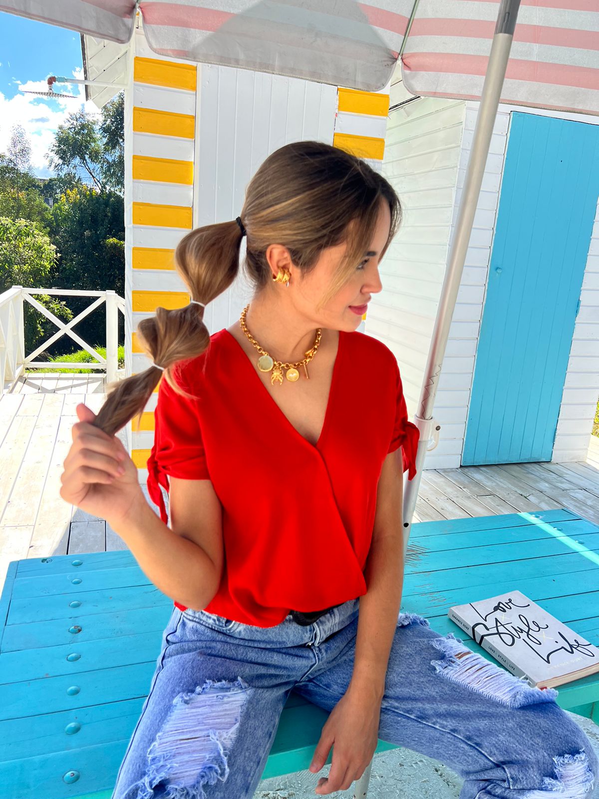 Blusa Seda Raffi