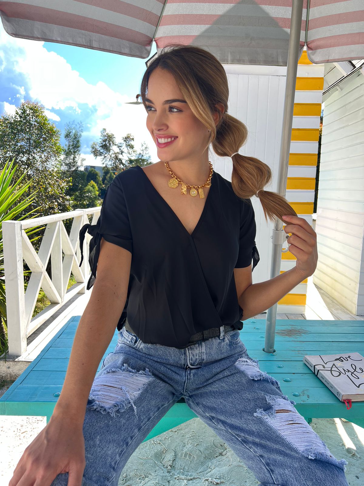 Blusa Seda Raffi