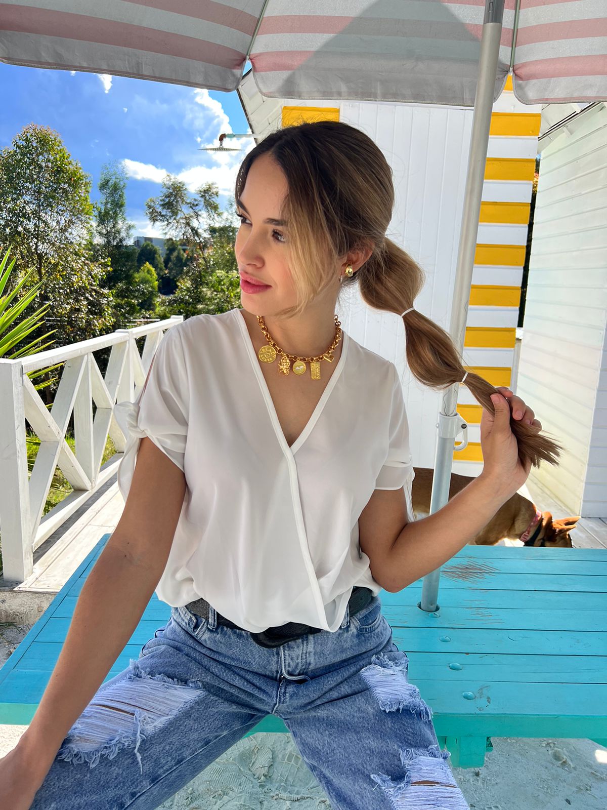 Blusa Seda Raffi