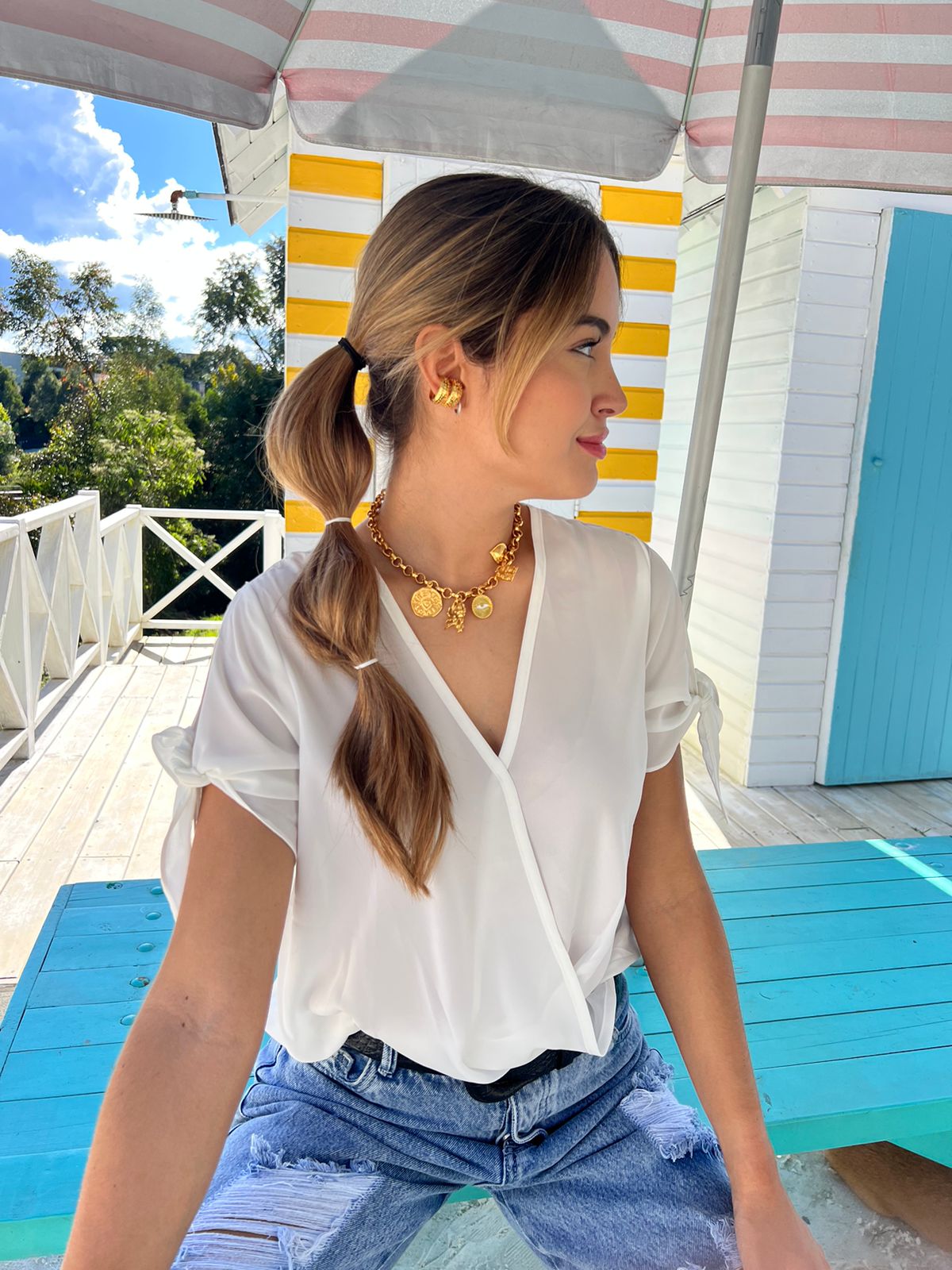 Blusa Seda Raffi