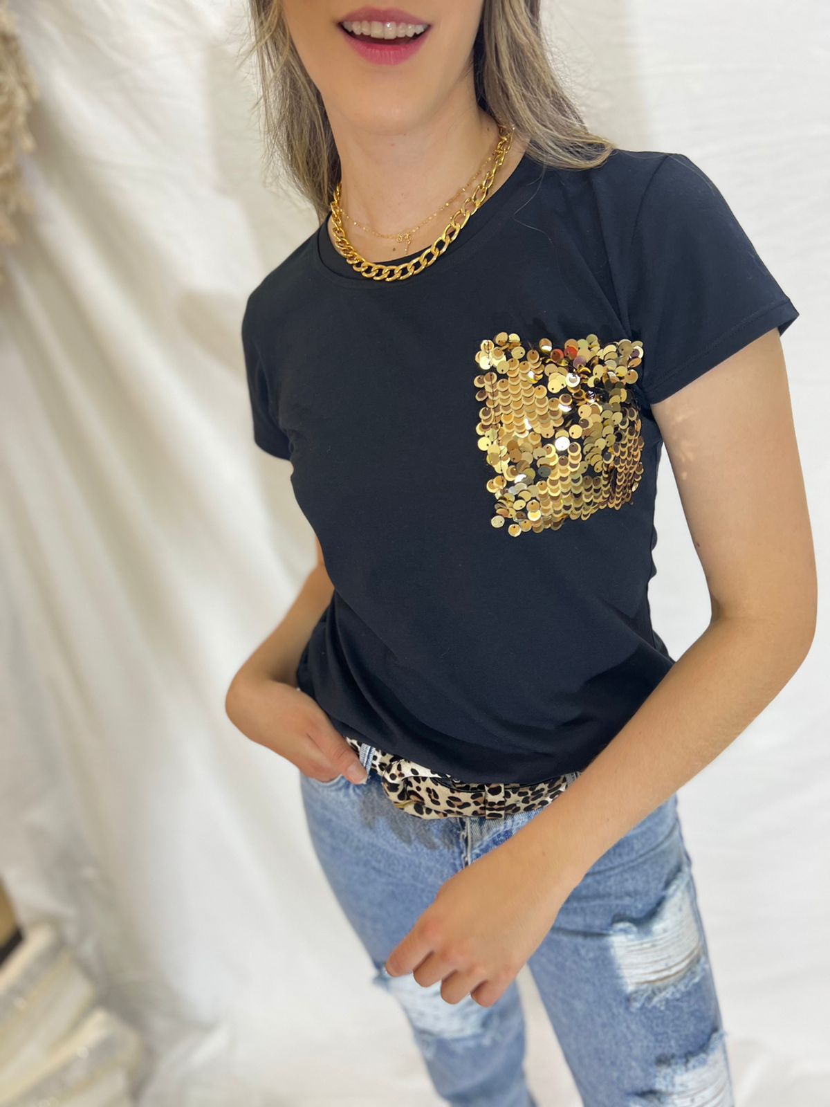 Blusa Brillante Gold