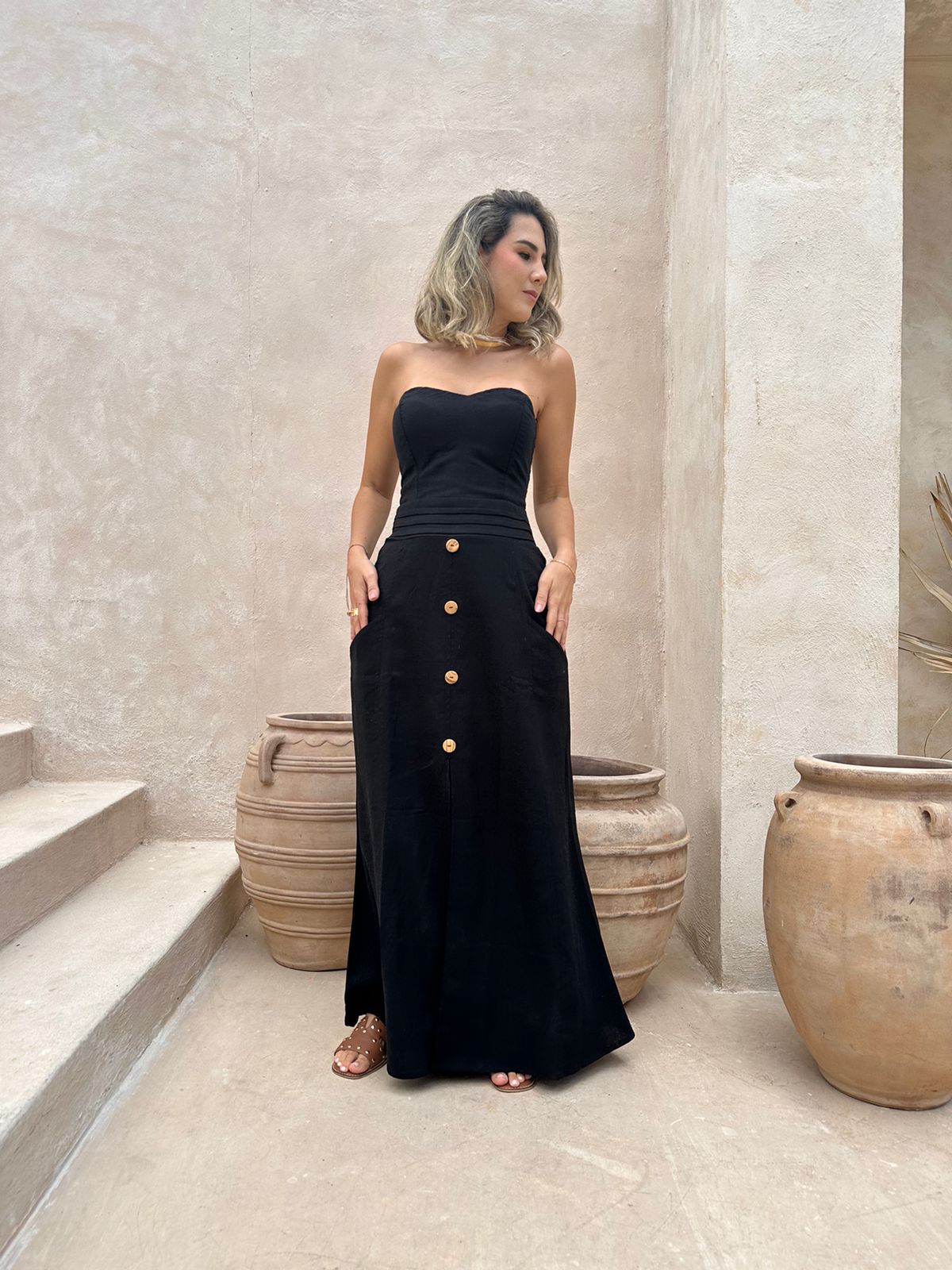 Vestido Estraple Nastia