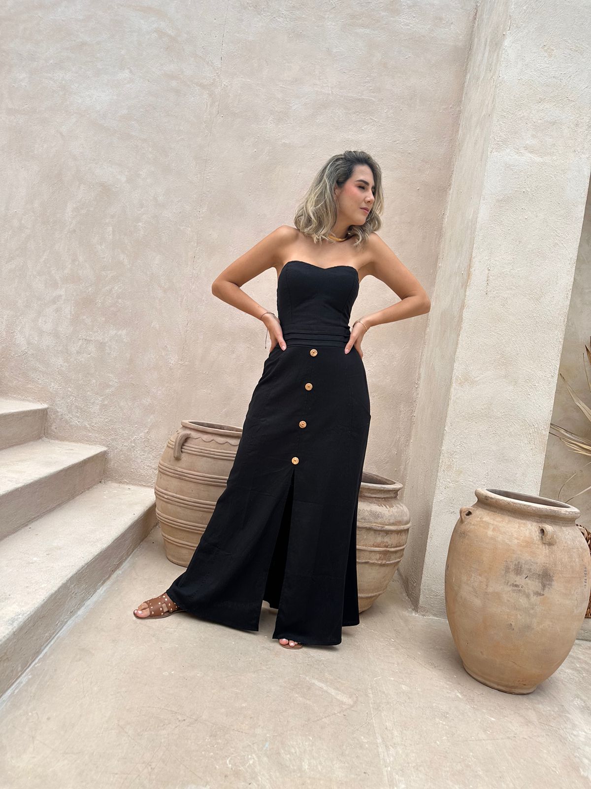 Vestido Estraple Nastia