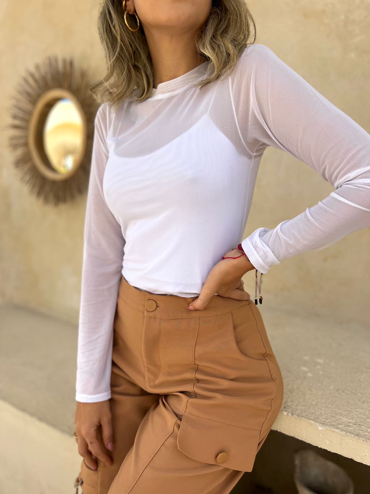 Blusa en maya Kenny