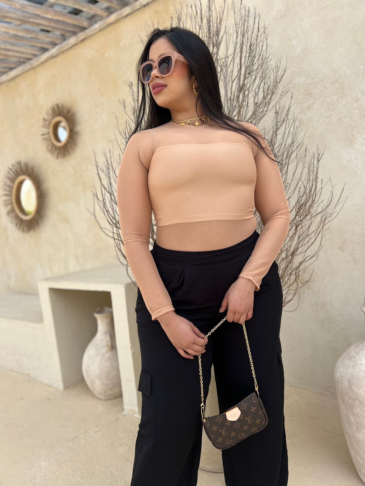 Blusa en maya Kenny