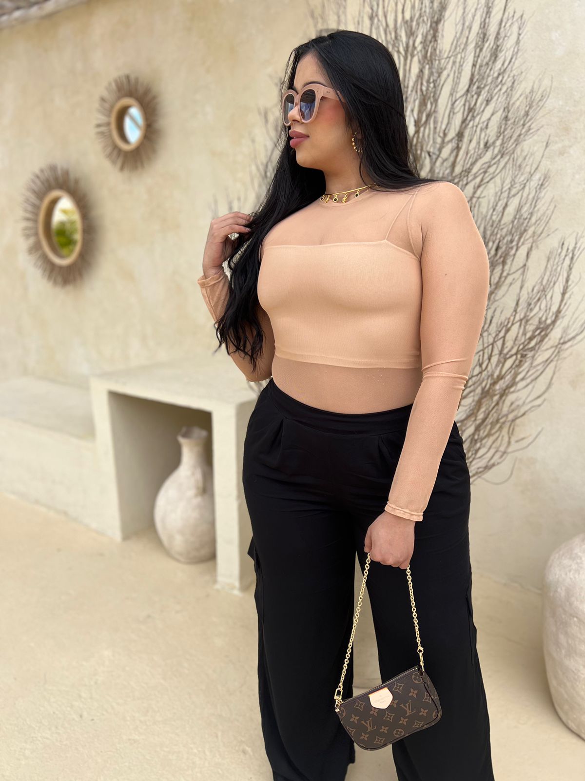 Blusa en maya Kenny