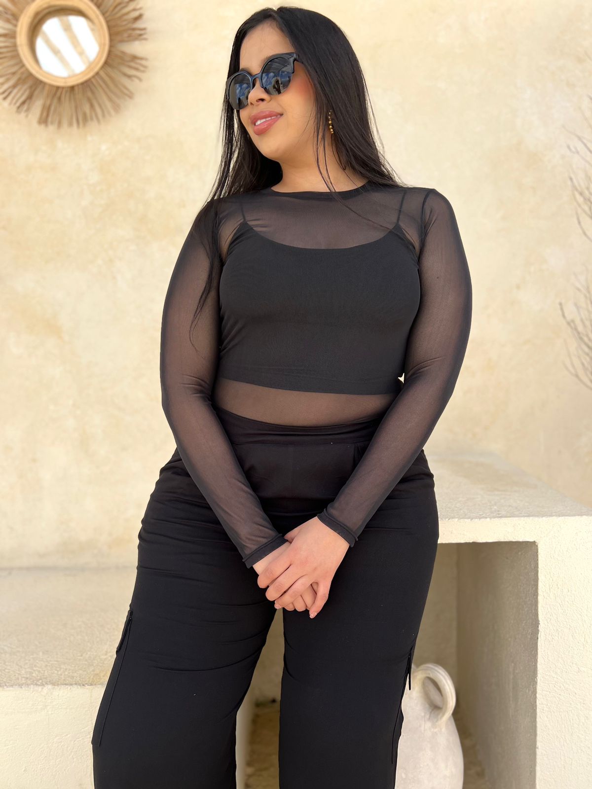 Blusa en maya Kenny