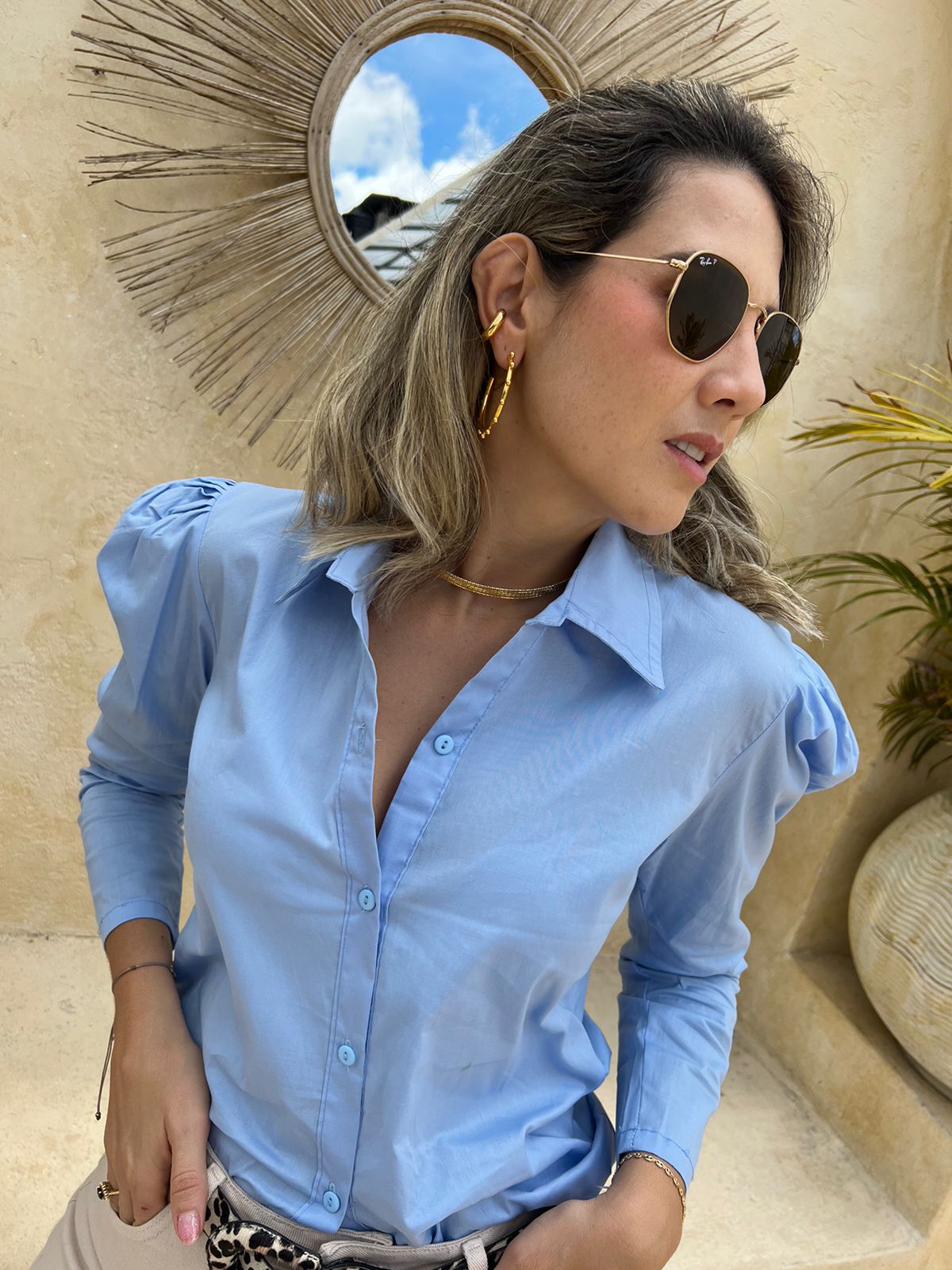Blusa con Mangas Marelin