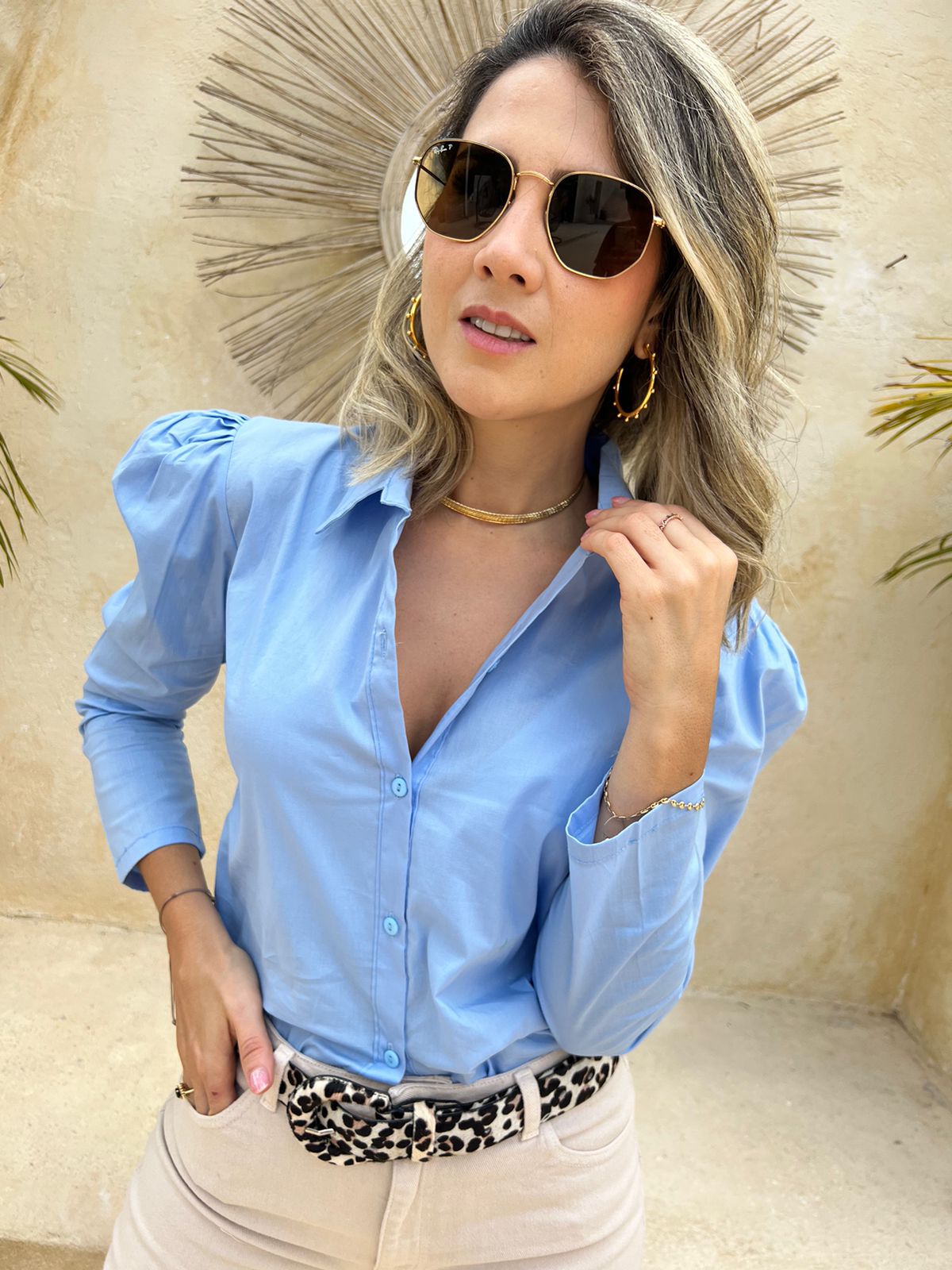 Blusa con Mangas Marelin