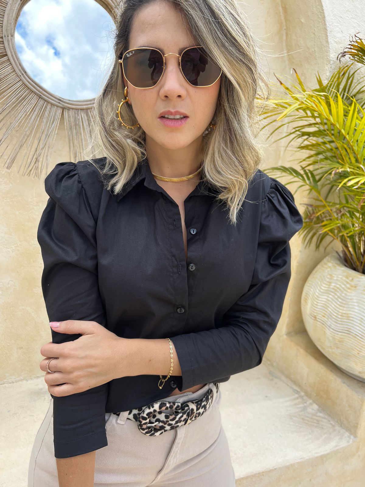 Blusa con Mangas Marelin