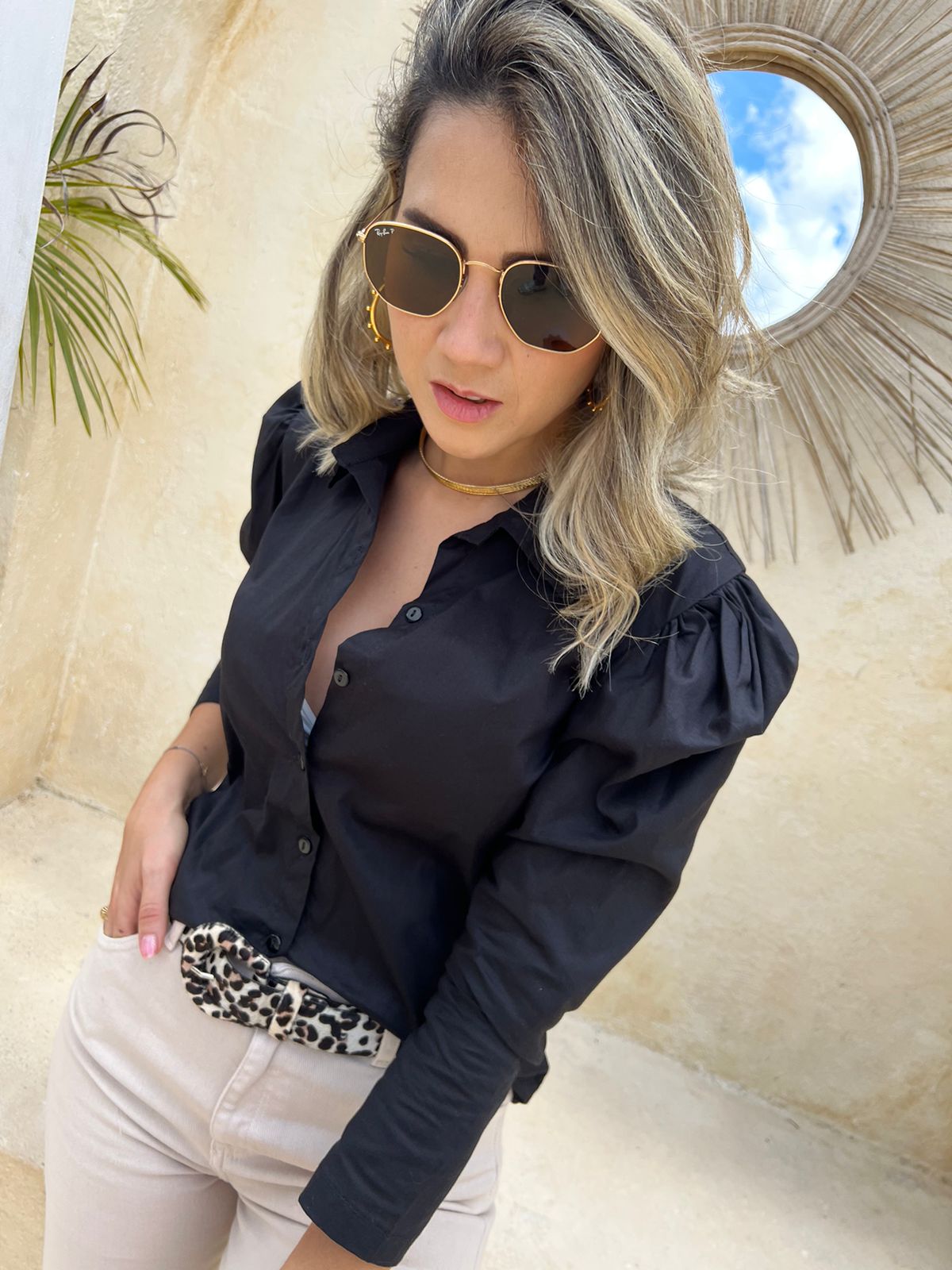 Blusa con Mangas Marelin