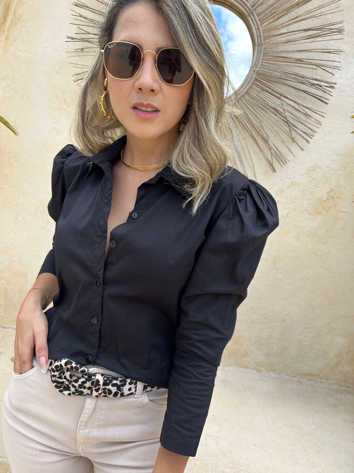 Blusa con Mangas Marelin