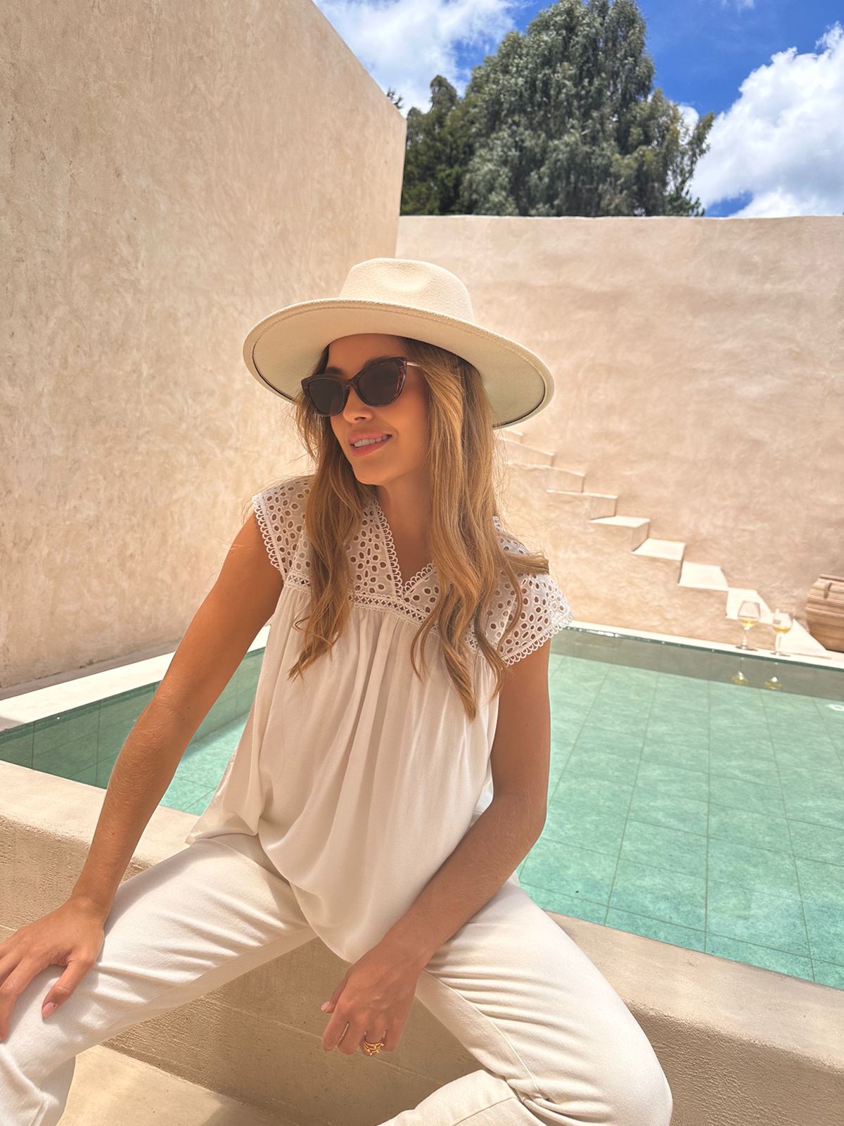 Blusa ojalillo Luzma