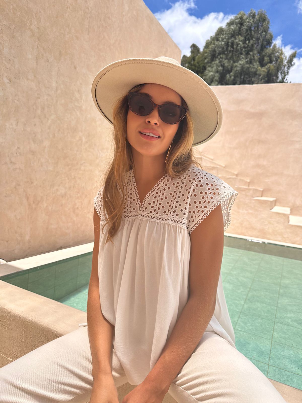Blusa ojalillo Luzma