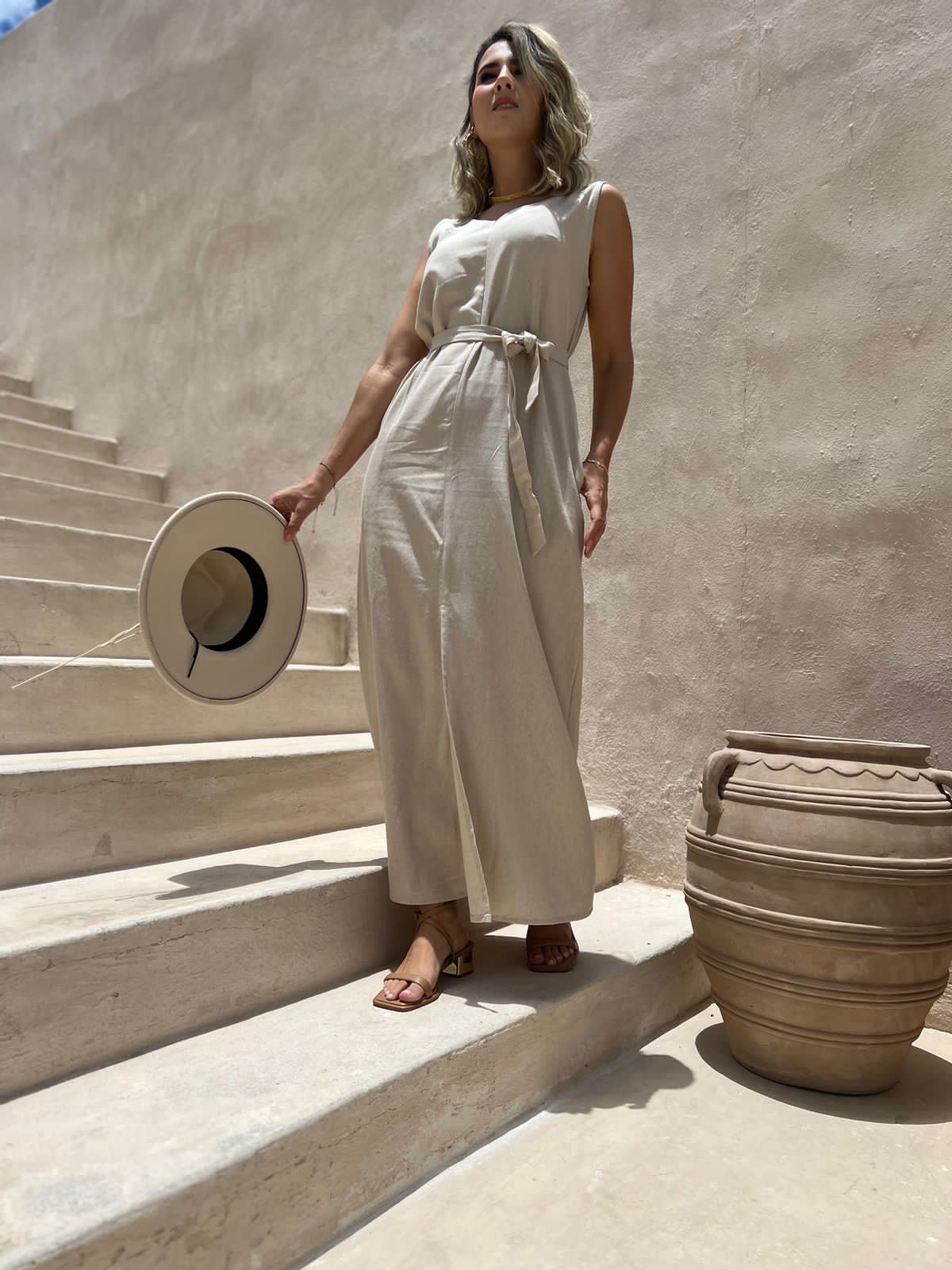 Vestido Lino Valentino