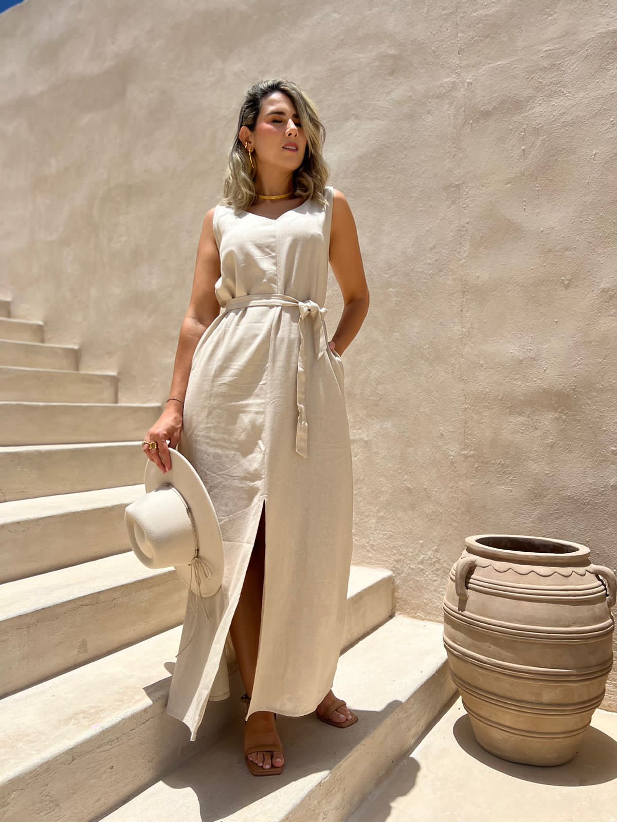 Vestido Lino Valentino
