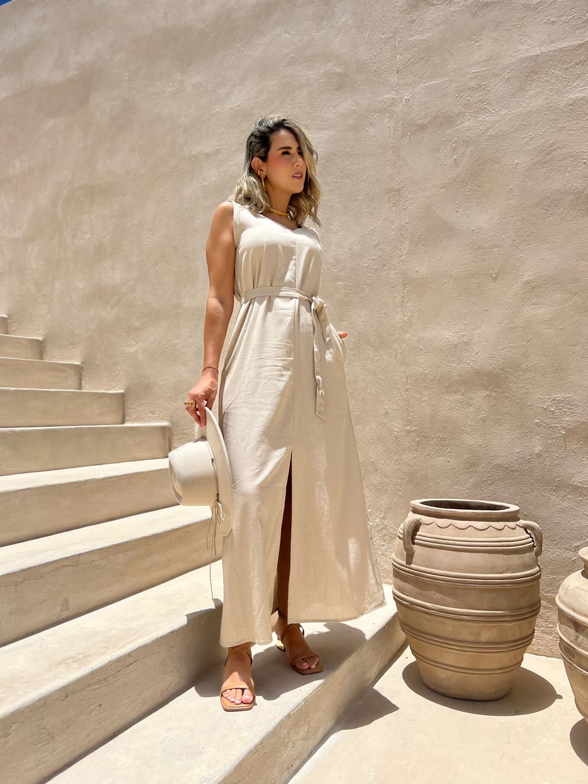 Vestido Lino Valentino
