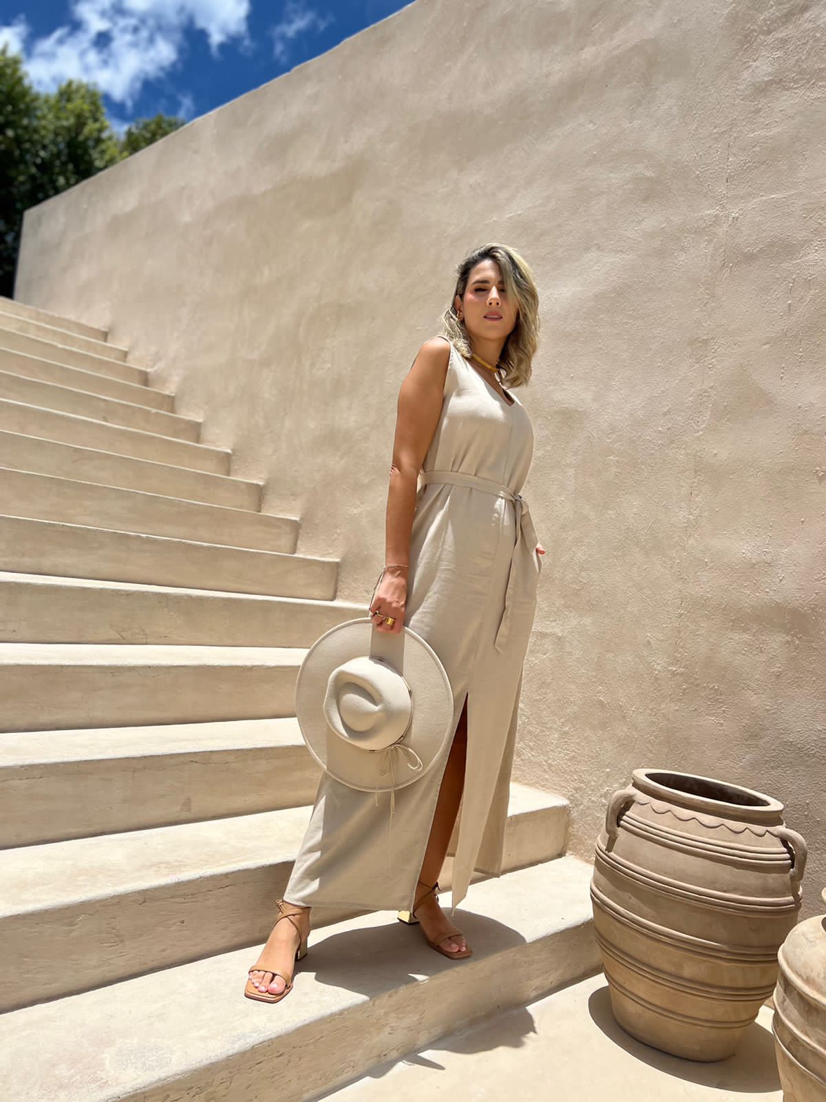 Vestido Lino Valentino