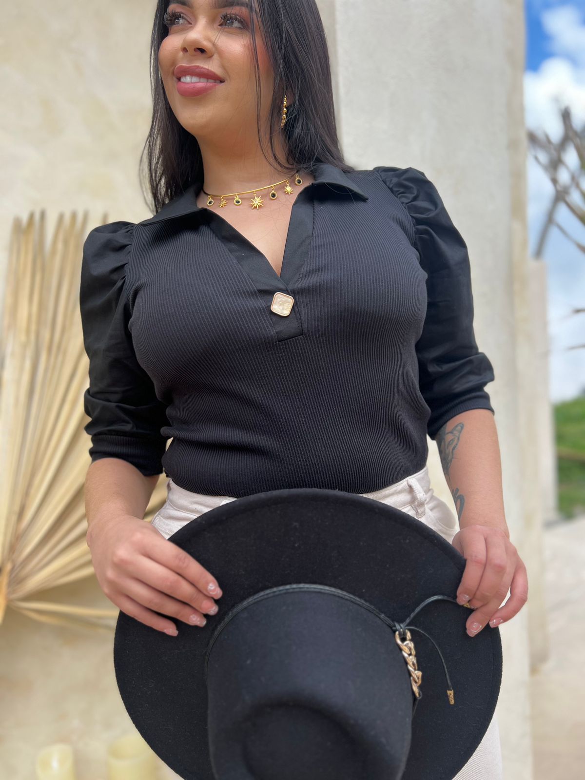 blusa Elegante Boldo