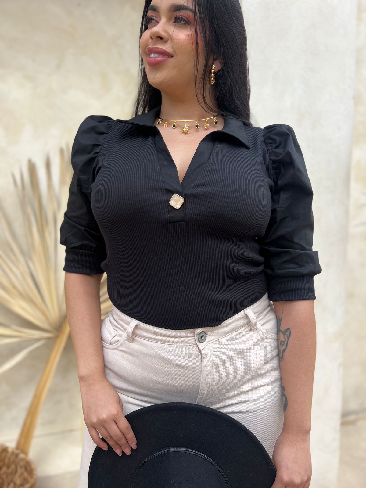 blusa Elegante Boldo