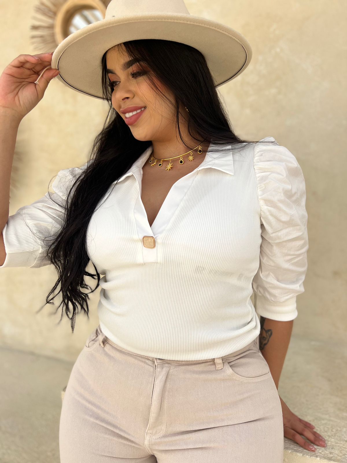 blusa Elegante Boldo