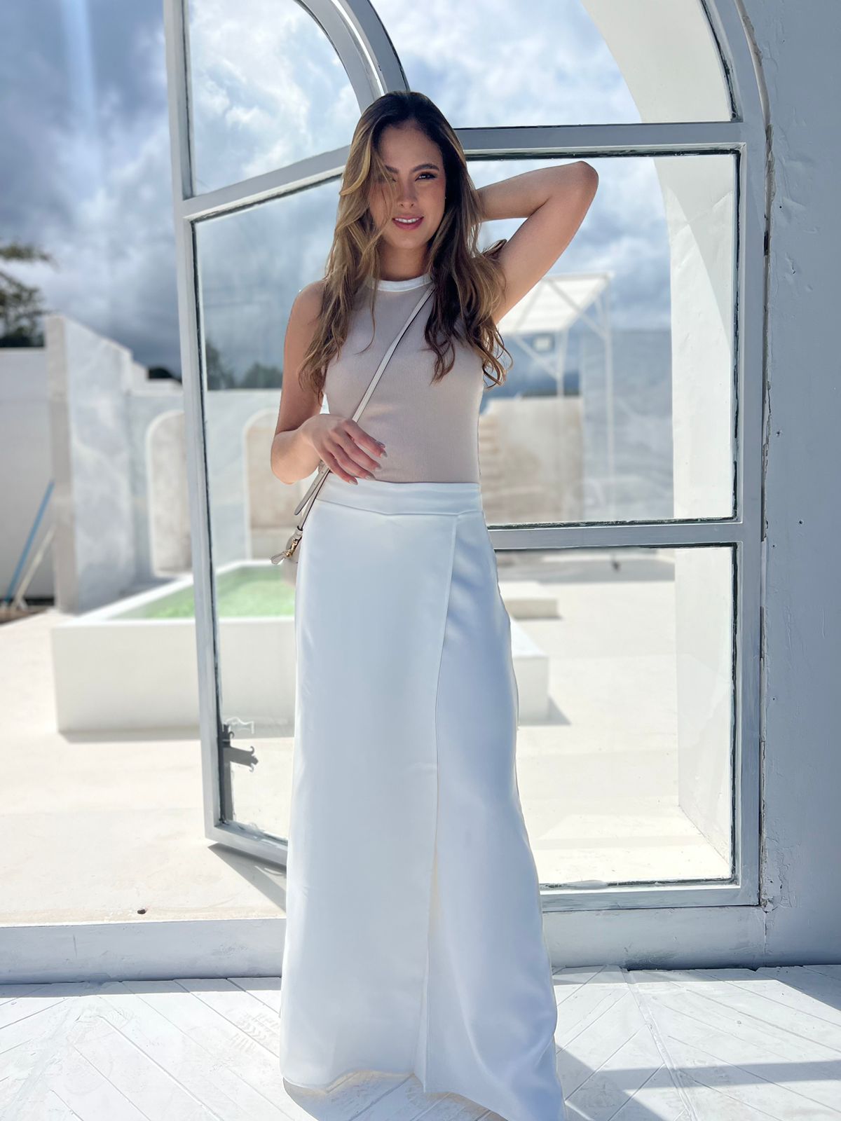 Falda Pantalon Elegante Mango