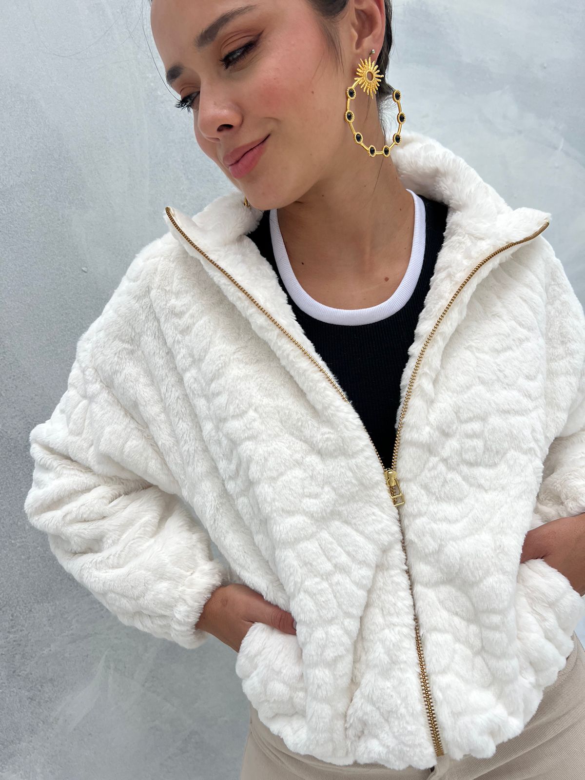Chaqueta Peluda Caniche