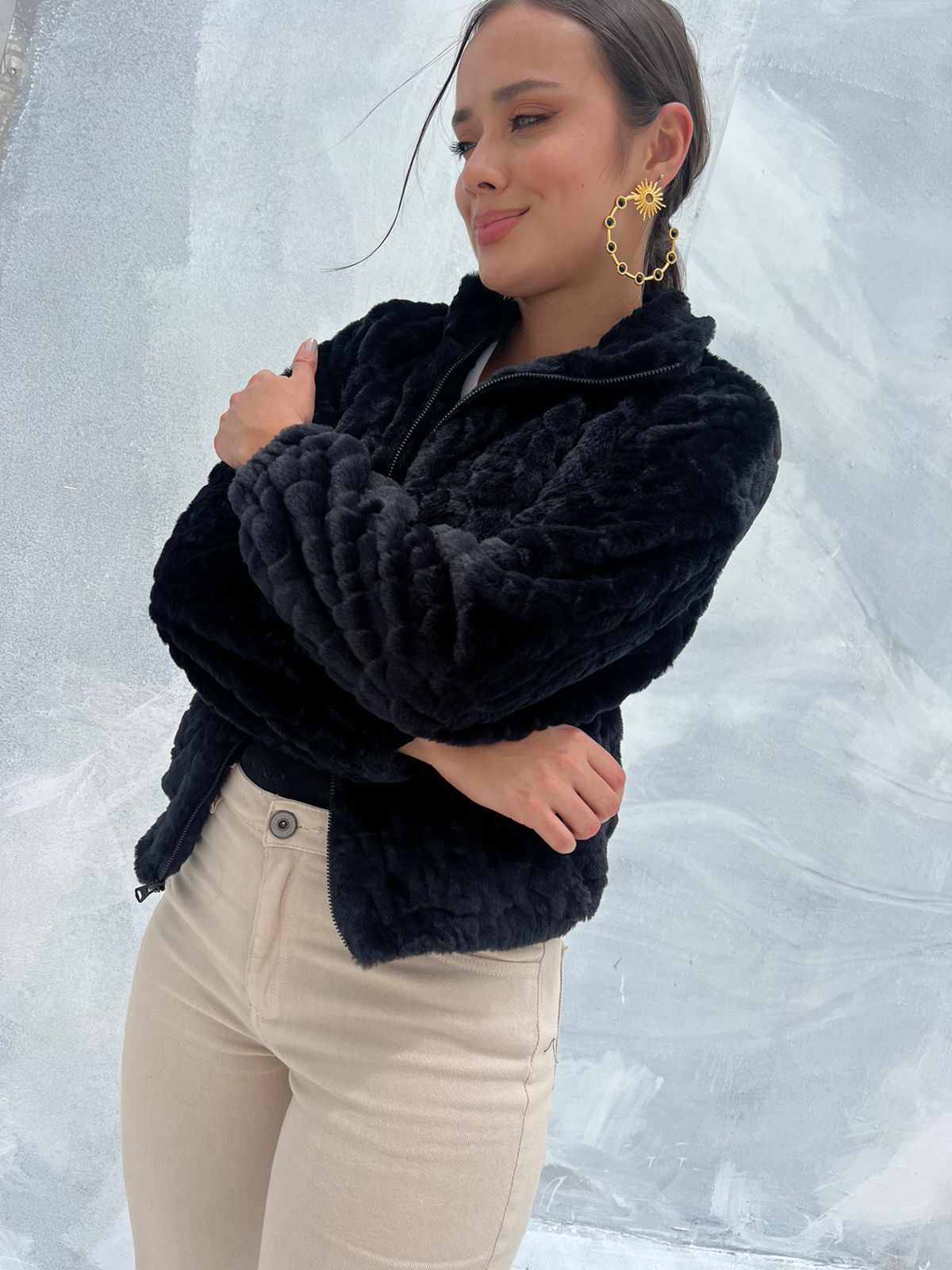 Chaqueta Peluda Caniche