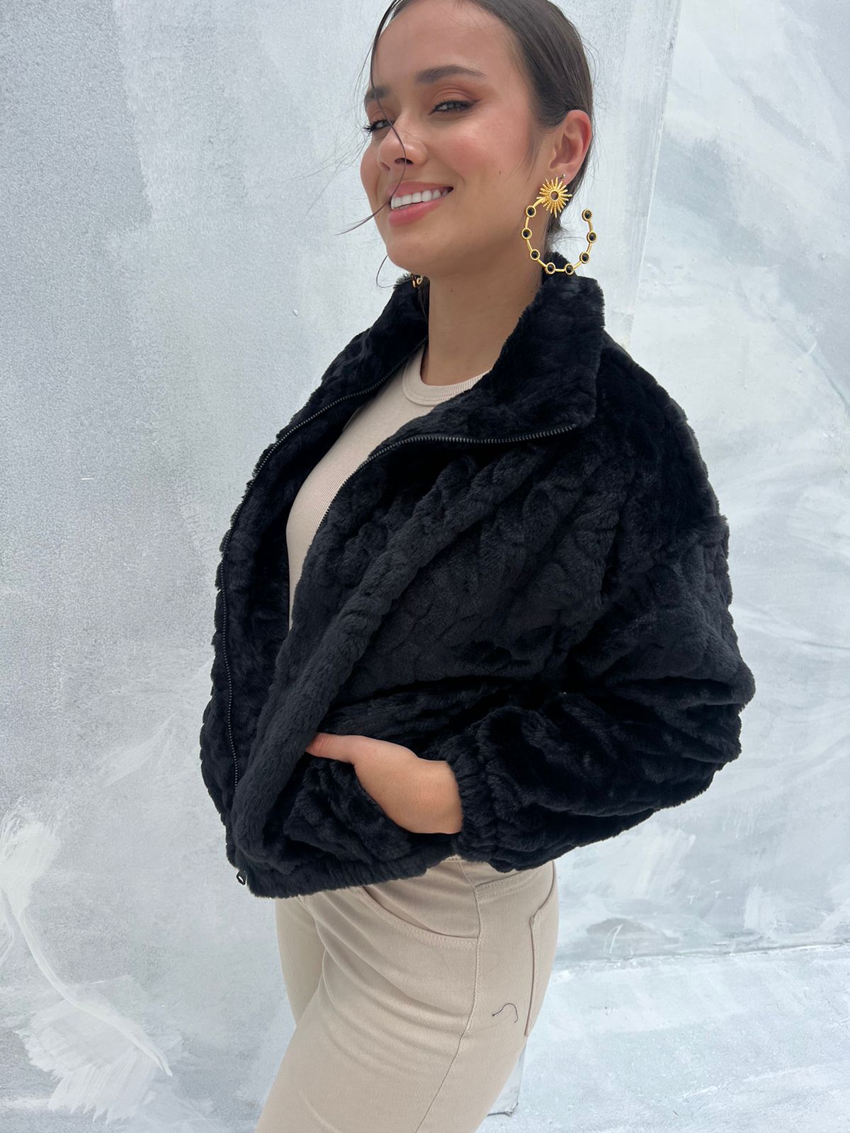 Chaqueta Peluda Caniche