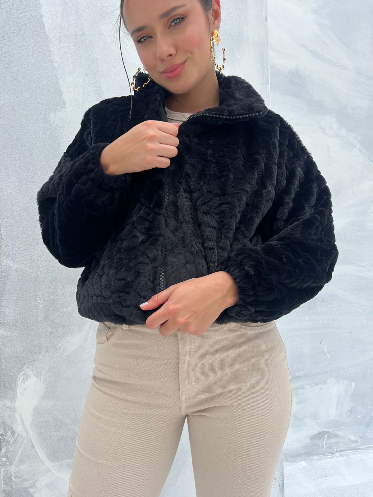 Chaqueta Peluda Caniche