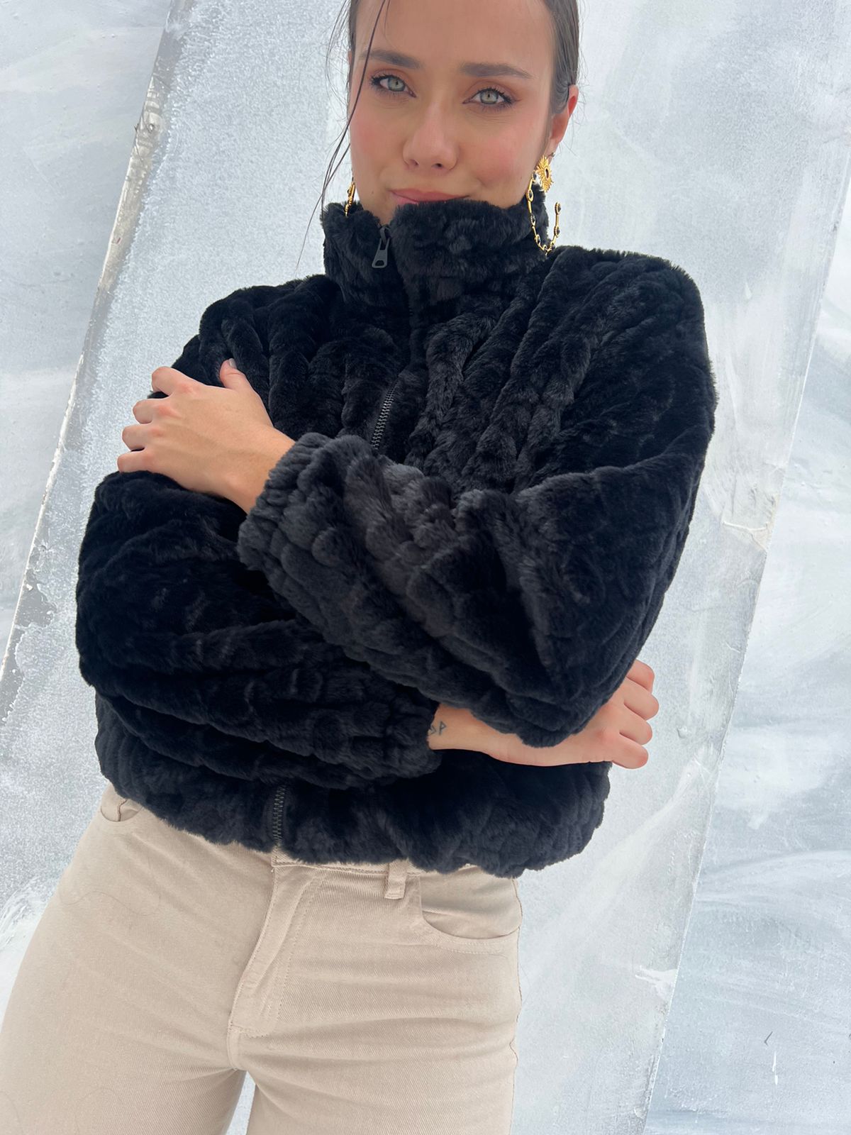Chaqueta Peluda Caniche