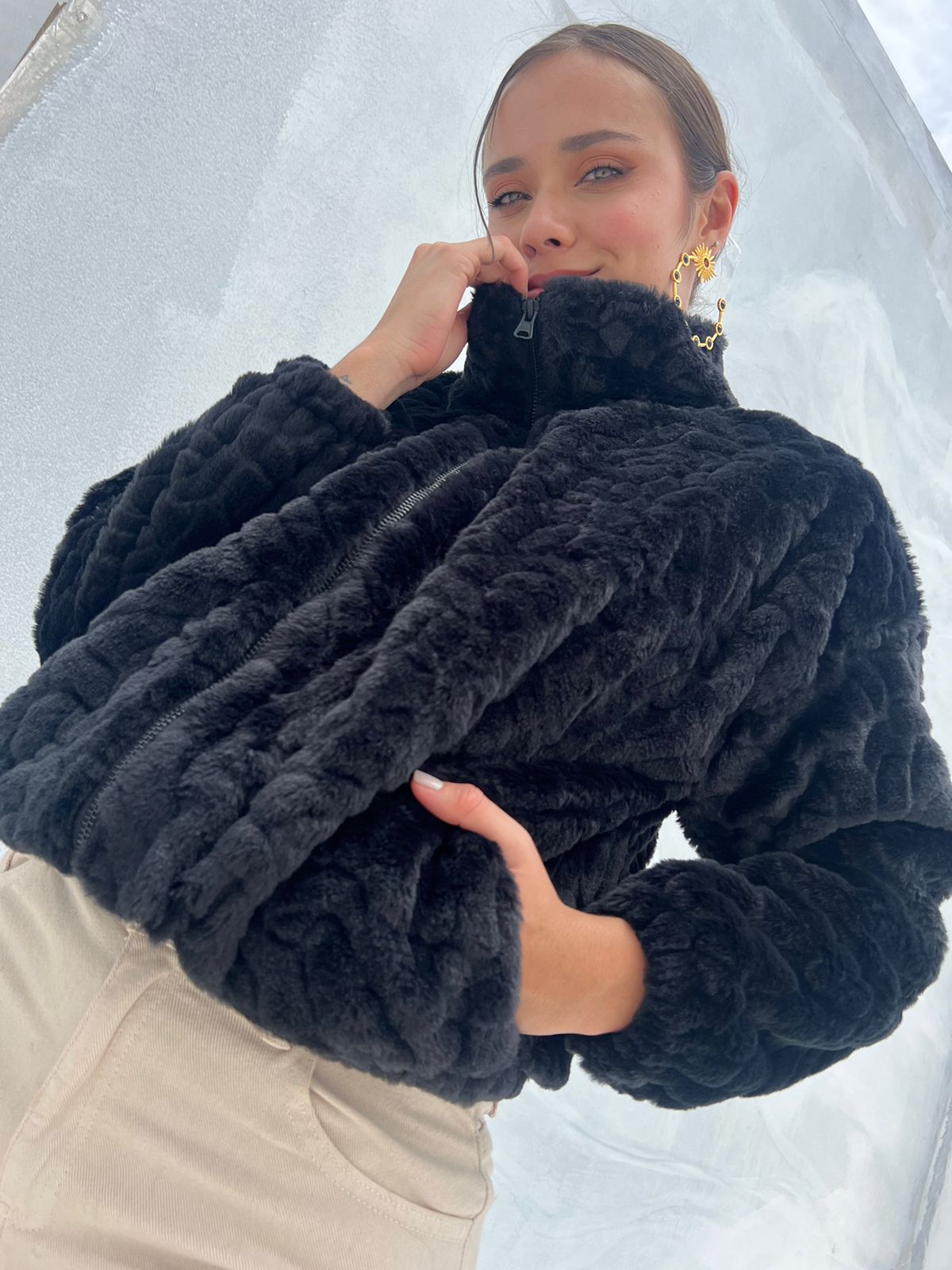 Chaqueta Peluda Caniche
