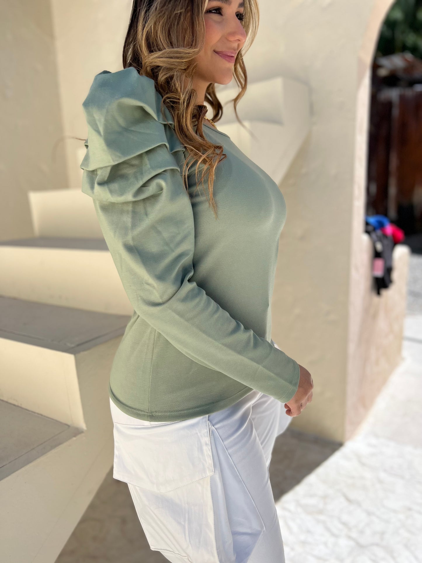 Blusa cuello redondo Antares