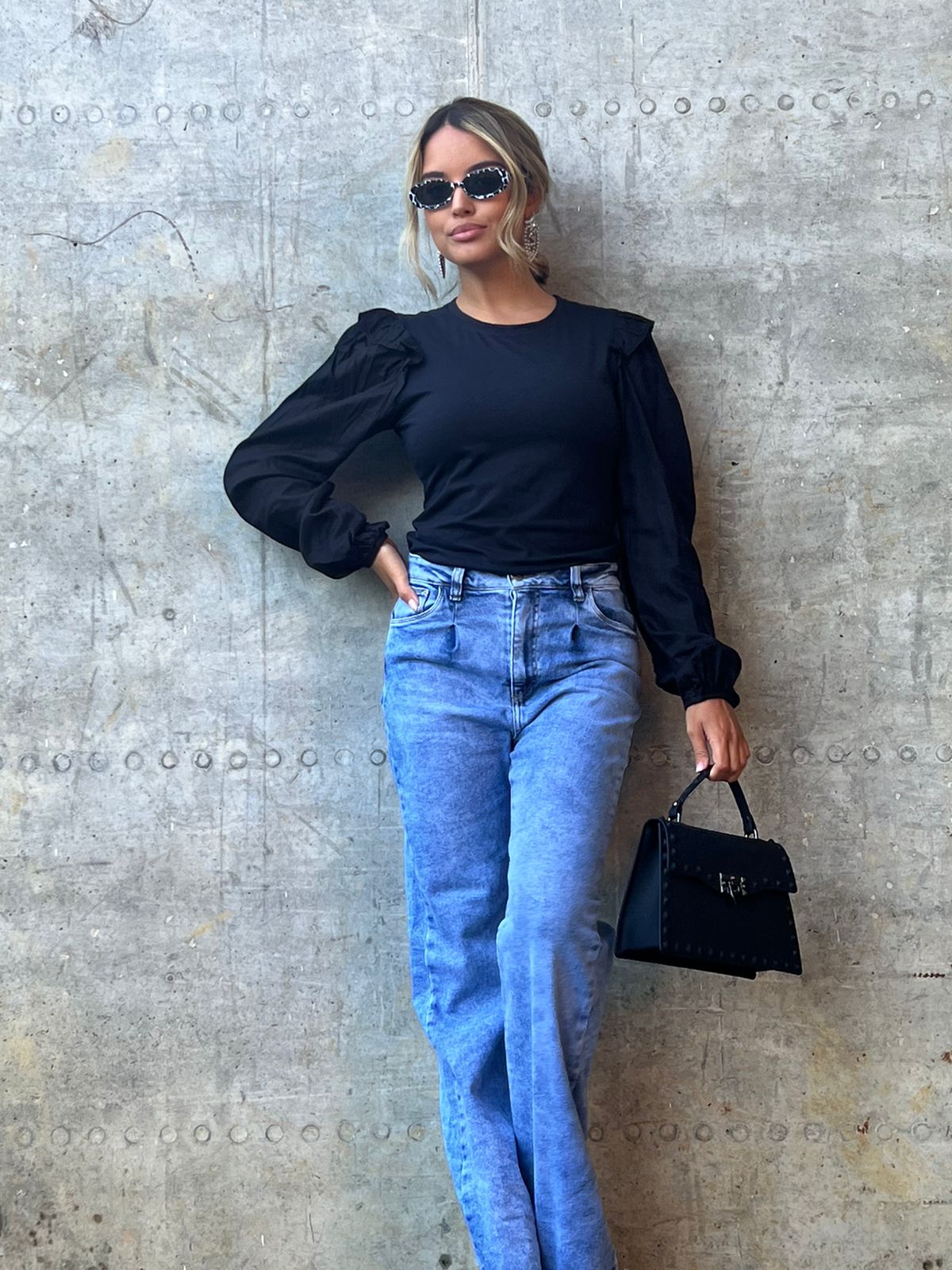 Blusa maga bombacha Africa