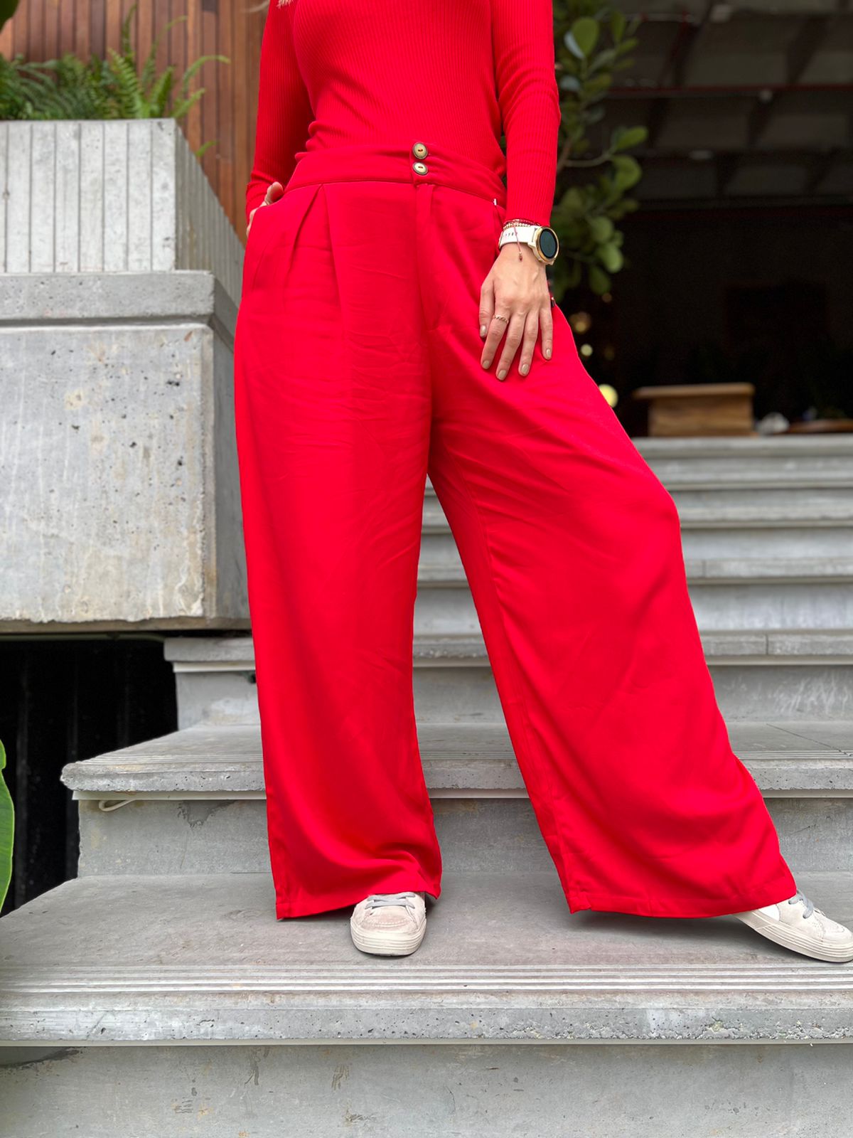 Pantalón Silueta Amplia Cindy
