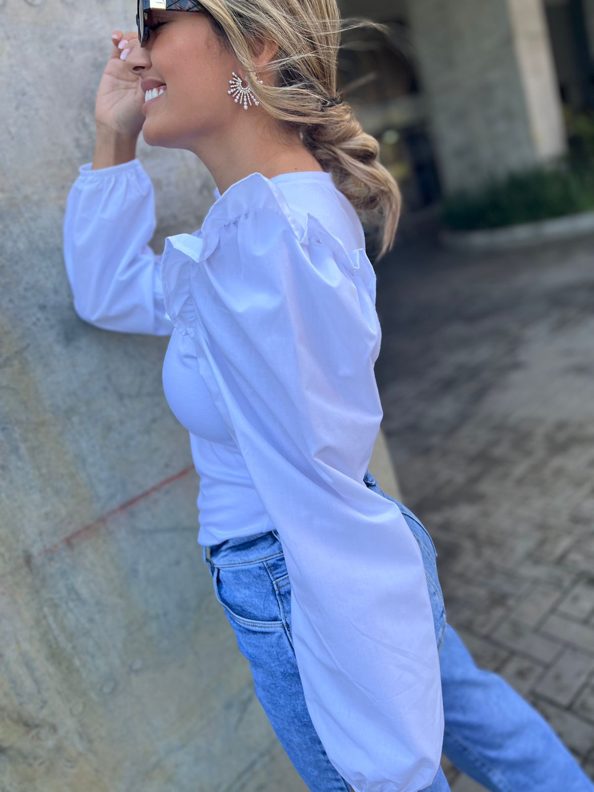 Blusa maga bombacha Africa