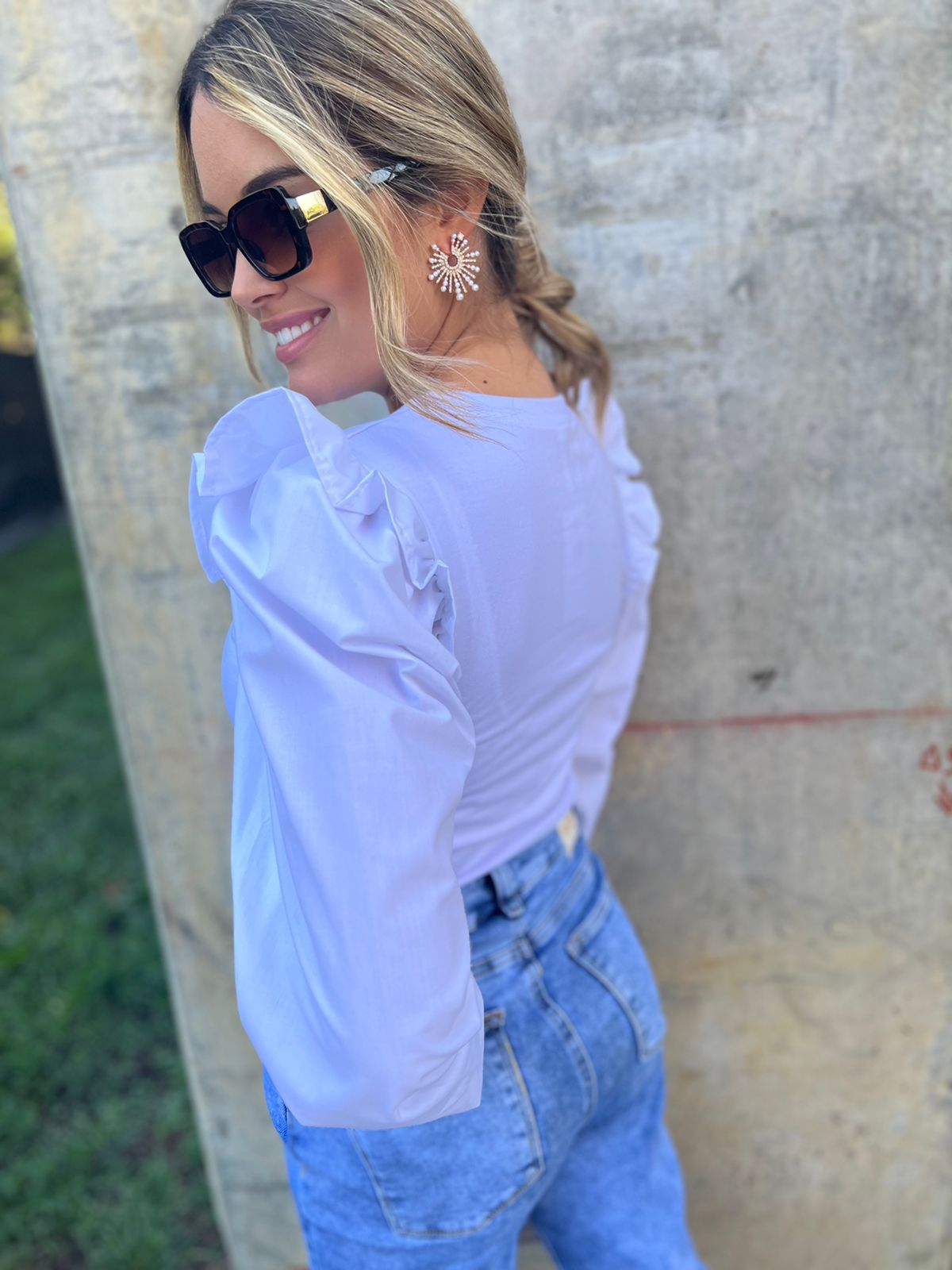 Blusa maga bombacha Africa