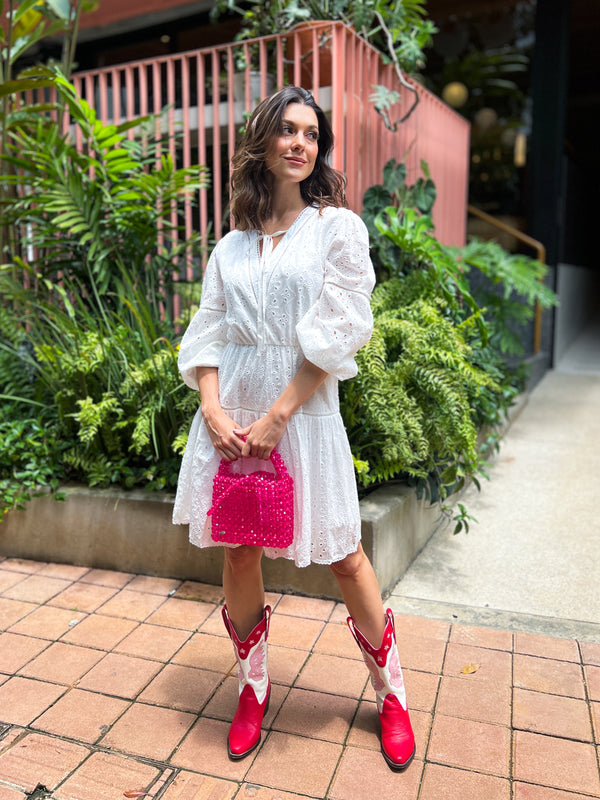 Vestido Corto Ojalillo Samara