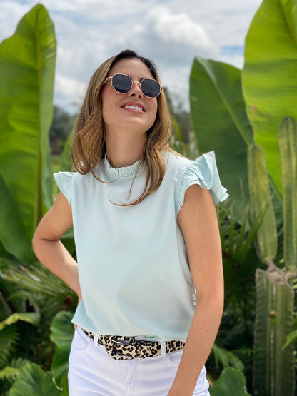 Blusa con boleros Esmeralda