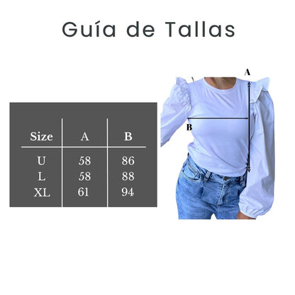 Blusa maga bombacha Africa
